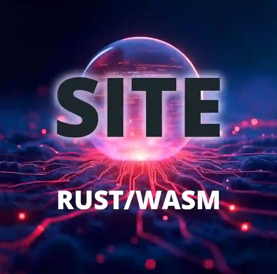 Screenshot of Веб-сайт PWA, створений на основі RUST/WASM.